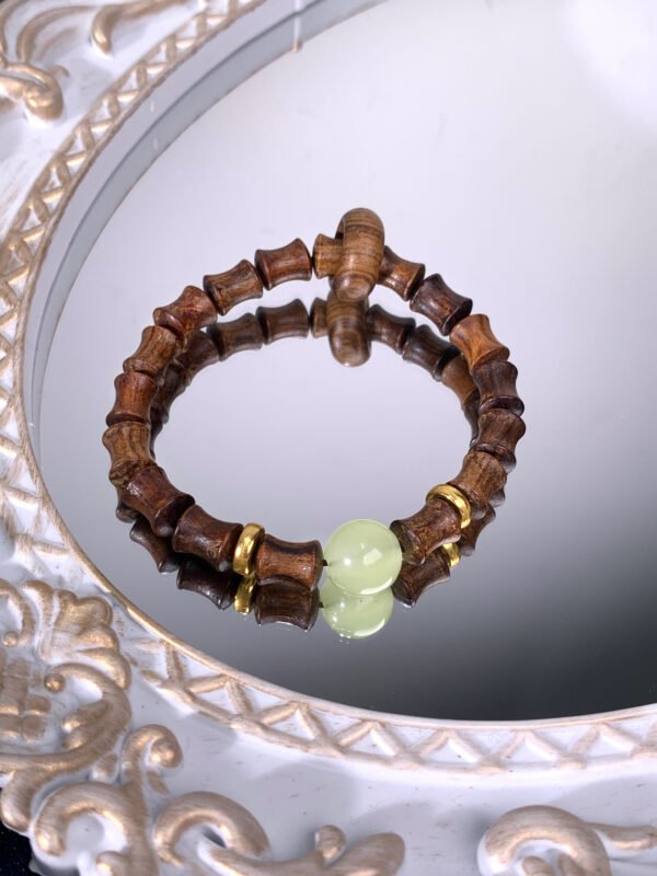 【Tempered Edge 】Blackwood & Jade Bracelet