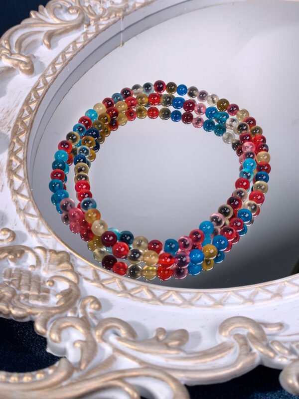 【Universal Harmony】Triple-Strand Sugar Agate Bracelet